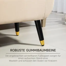 Homcom Sitzbank Polyester Schaumstoff