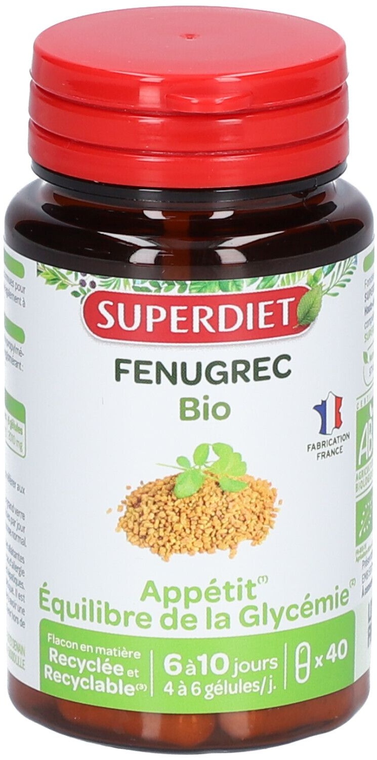SUPER DIET Fenugrec Bio 40 pc(s) capsule(s)