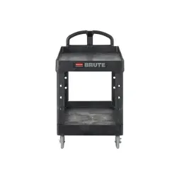 Rubbermaid HD ERGO UTILITY Mehrzweckwagen, Transportwagen mit Ablagefläche für Materialien, Vorräte und schwere Lasten, Größe: medium
