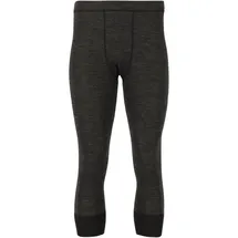 Whistler Bradley M Merino Wool Baselayer 3/4 Pants Dark Grey Melange XXL