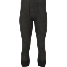 Whistler Bradley M Merino Wool Baselayer 3/4 Pants Dark Grey Melange XXL