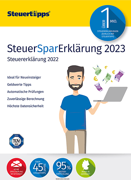 SteuerSparErklärung 2023 (für Steuerjahr 2022) - [PC]