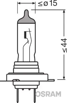 OSRAM Glühlampe, Fernscheinwerfer Hauptscheinwerfer Nebelscheinwerfer Abbiegescheinwerfer Tagfahrleuchte Fernscheinwerfer,Glühlampe, Hauptscheinwerfer