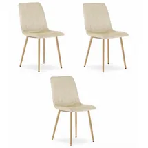 Best For Home Esszimmerstuhl Samt beige