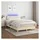vidaXL Boxspringbett 120 x 200 cm Creme