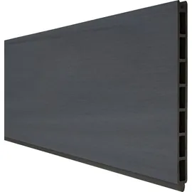 GROJA Steckzaun Grande 180 x 24 cm Anthrazitgrau