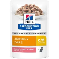 Hill's Prescription Diet c/d Multicare Urinary Care Lachs 24x85 g