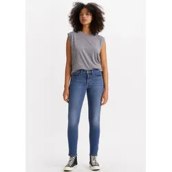Skinny-fit-Jeans LEVI'S "311 SHAPING SKINNY", Damen, Gr. 29, Länge 30, blau (did it matter), Denim/Jeans, Obermaterial: 80% Baumwolle, 19% Polyester, 1% Elasthan, casual, skinny fit, Jeans, Skinny Fit