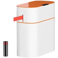 Intelligenter Mülltonne mit Sensor - Automatische Abfalltonne für Küche, Badezimmer, Büro (Weiß)