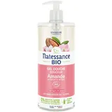Natessance Hygiene Mandel-Duschgel mit Pfirsich Duft, ohne Sulfate, 1 l