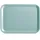 Zeller 26698 Melamintablett, Melamin, Aqua, ca. 43.5 x 32.5 cm, Serviertablett, stapelbar, Kratzfest