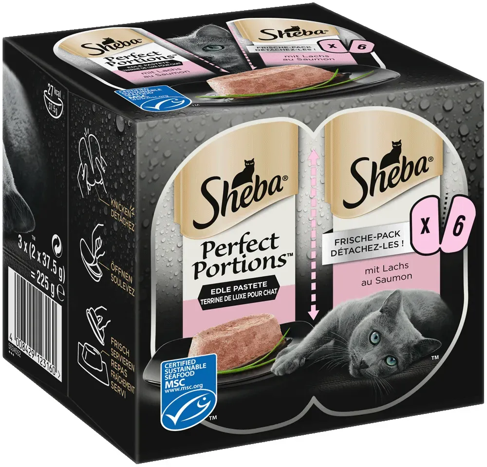 Sheba Perfect Portions 6x37,5 Gramm Katzennassfutter