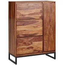 KADIMA DESIGN Schuhschrank 88 x 120 x 40 cm geschlossen braun