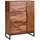 KADIMA DESIGN Schuhschrank 88 x 120 x 40 cm geschlossen braun