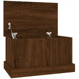 furnicato Truhe Braun Eiche-Optik 50x30x28 cm Holzwerkstoff braun