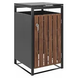 Greenyard Mülltonnenbox 120L nussbaum