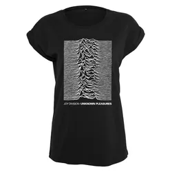 T-Shirt MERCHCODE "Merchcode Damen Ladies Joy Divison UP Tee", Herren, Gr. 4XL, schwarz, 100% Baumwolle, bedruckt, casual, normal, Rundhals, Kurzarm, Shirts