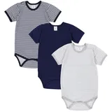 TupTam Baby Body Kurzarm – 3er Set aus 100% Baumwolle bis Größe 134, Farbe: Farbenmix 1, Größe: 110 - 110