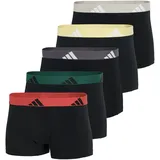 Adidas Boxershorts 5er-Pack Active Flex Cotton in Schwarz, EU XXL