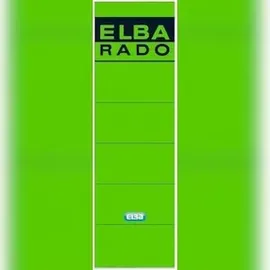 Elba Rückenschilder 100420948 grün 59 x 190 mm 10 Blatt