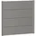 Biohort Sichtschutzelement 100 x 90 cm Quarzgrau Metall