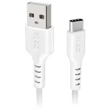 SBS USB-A auf USB-C 1,5 m Weiß