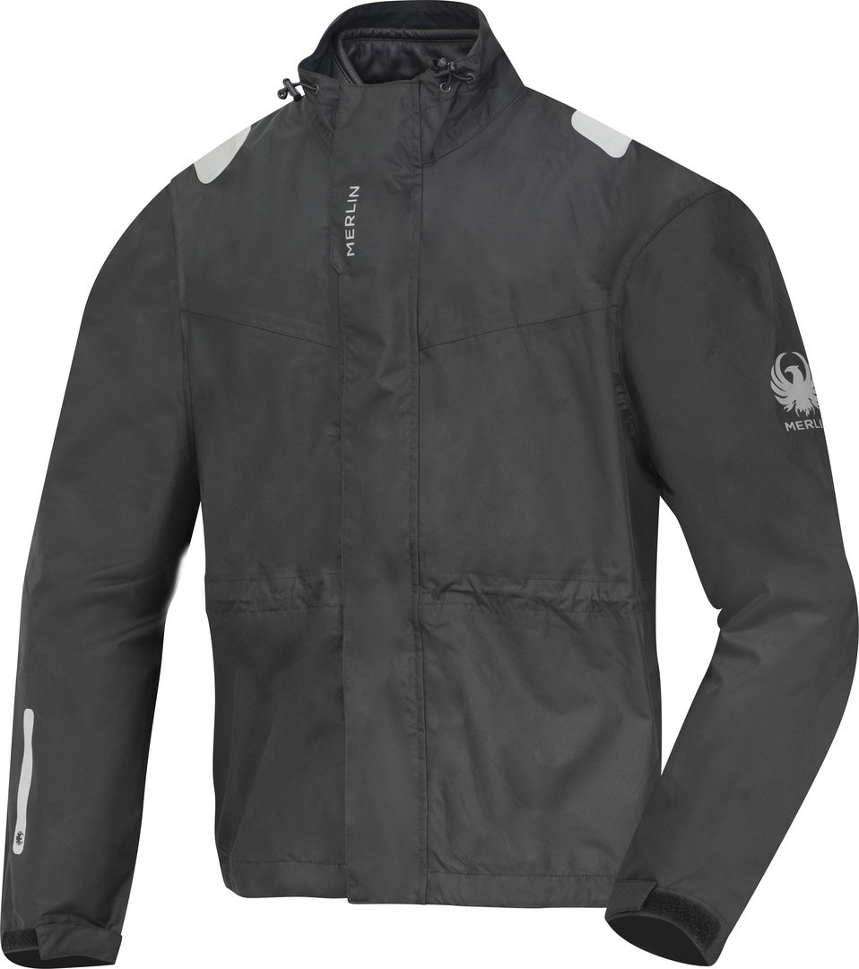 Merlin Platinum Laminate Regenjacke, schwarz, Größe S für Männer