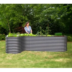 Westmann Grow Faster XL | Metall Hochbeet L-Form mit Erweiterung