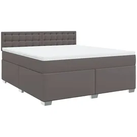 vidaXL Boxspringbett 180 x 200 cm Grau