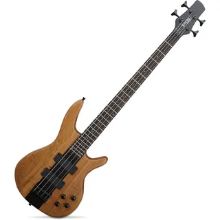 Rocktile Pro LB104-N LowBone E-Bass - 4-Saiter - Korpus: Linde - durchgehender Ahornhals - Griffbrett: Palisander- 2 Humbucker Tonabnehmer - Natur