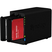 SYNOLOGY DS224+ 6GB NAS 4TB (2X 2TB) WD Red+, montiert und getestet mit DSM SE installiert