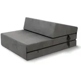 Fdm Klappmatratze Graphit, H3, Rechteckig, 70x200 cm, Oeko-Tex®, atmungsaktiv, antibakteriell, Bezug abnehmbar/waschbar, Schlafzimmer, Matratzen Shop, Matratzen, Klappmatratzen