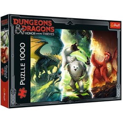 Trefl Puzzle »10763 Dungeons & Dragons Legendäre Monster Faerun«, 1000 Puzzleteile, Made in Europe bunt