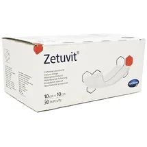 adequapharm GmbH Zetuvit Saugkompressen 10 x 10 cm 30 St.