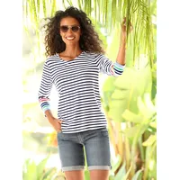 Heine Ringelshirt in ecru-marine-geringelt | Gr.: 50