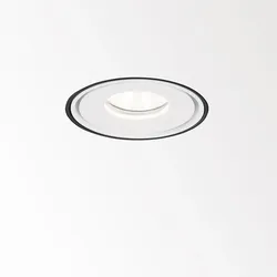 Delta Light TWEETER M TRIMLESS 93050 Einbaustrahler, Ø: 10,2 cm, Weiß, Warmweiß 3000K, 50°