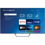 METZ Blue Roku TV, QLED 4K, Smart TV, 43 Zoll, 109cm, Fernseher mit Triple Tuner, WLAN, LAN, HDMI, USB, 43MQE7011