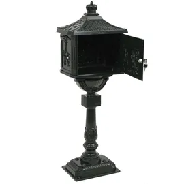 vidaXL Vintage Style Sockel-Briefkasten Aluminium Grün