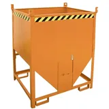 Bauer Südlohn Silobehälter SGS 100, lackiert, Gelborange