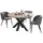 58 aufm Kessel Edda 130 x 78 x 130 cm grau/braun