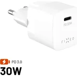 FIXED Mini GaN mit USB-C-Ausgang und PD-Unterstützung 65W weiß