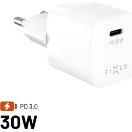 FIXED Mini GaN mit USB-C-Ausgang und PD-Unterstützung 65W weiß