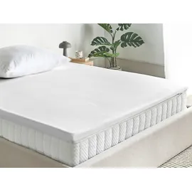 Beliani Matratzentopper 140 x 200 cm Weiß