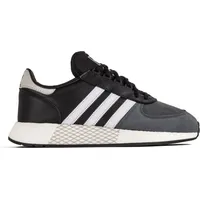 adidas Marathon Tech Boost - Herren Schuhe Leder Schwarz-Grau EF4396 , Größe: EU 42 2/3 UK 8.5 - Schwarz - 42,5