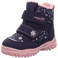 superfit HUSKY1 warm gefütterte Gore-Tex Stiefel, Blau/Rosa 8020, 21 EU Weit