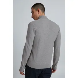 CASUAL FRIDAY "Strickpullover CFKarlo", Herren, Gr. L, grau (light grau melange), Obermaterial: 100% Baumwolle CO., Pullover