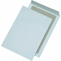 MAILmedia Papperückwandtaschen B4, 120g/qm haftklebend, weiß VE=125x125 Stück