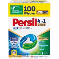 Persil Tiefenrein 4in1 DISCS (100 Waschladungen), Universal Waschmittel mit Tiefenrein Technologie, Vollwaschmittel für reine Wäsche und hygienische Frische für die Maschine