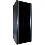DSIT 42HE 19” Serverschrank mit Glastür (BxTxH) 800 x 800 x 2000mm - Schwarz - Traglast 800 kg