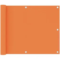 vidaXL Balkon-Sichtschutz Orange 75x600 cm Oxford-Gewebe